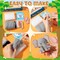 Wild Animal Needle Felting Kit - Set of 5 Different Zoo Animal Doll Making Wool Felt Needle Felting Tools Foam Pad Mat,DIY Home Decoration Needle Felting Craft Party Supplies for Beginners